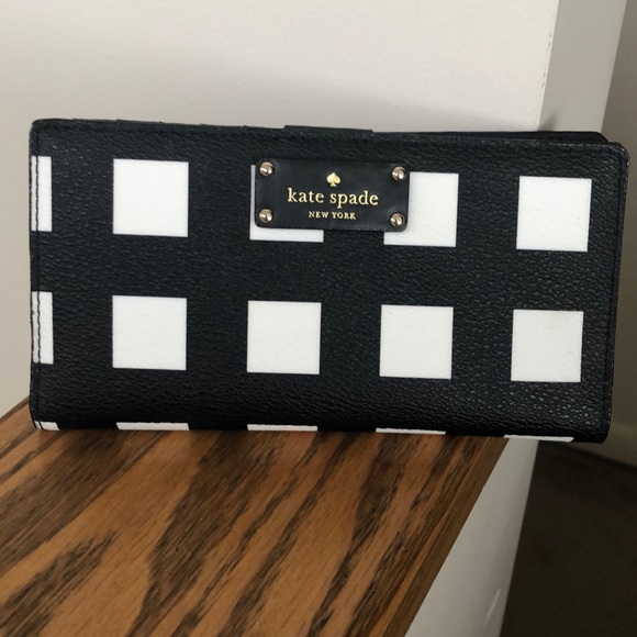 kate spade Handbags - Kate Spade Checkered Wallet